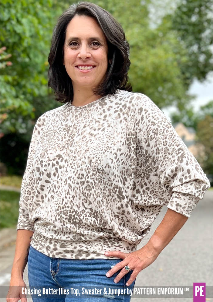 Chasing Butterflies | Batwing Top PDF Sewing Pattern - Image 10