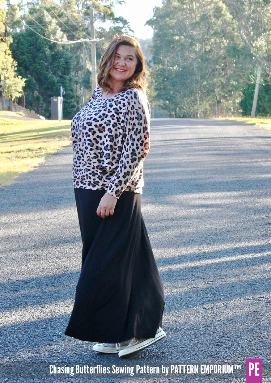 Chasing Butterflies | Batwing Top PDF Sewing Pattern - Image 19