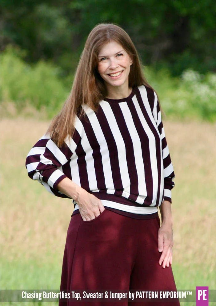 Chasing Butterflies | Batwing Top PDF Sewing Pattern - Image 37
