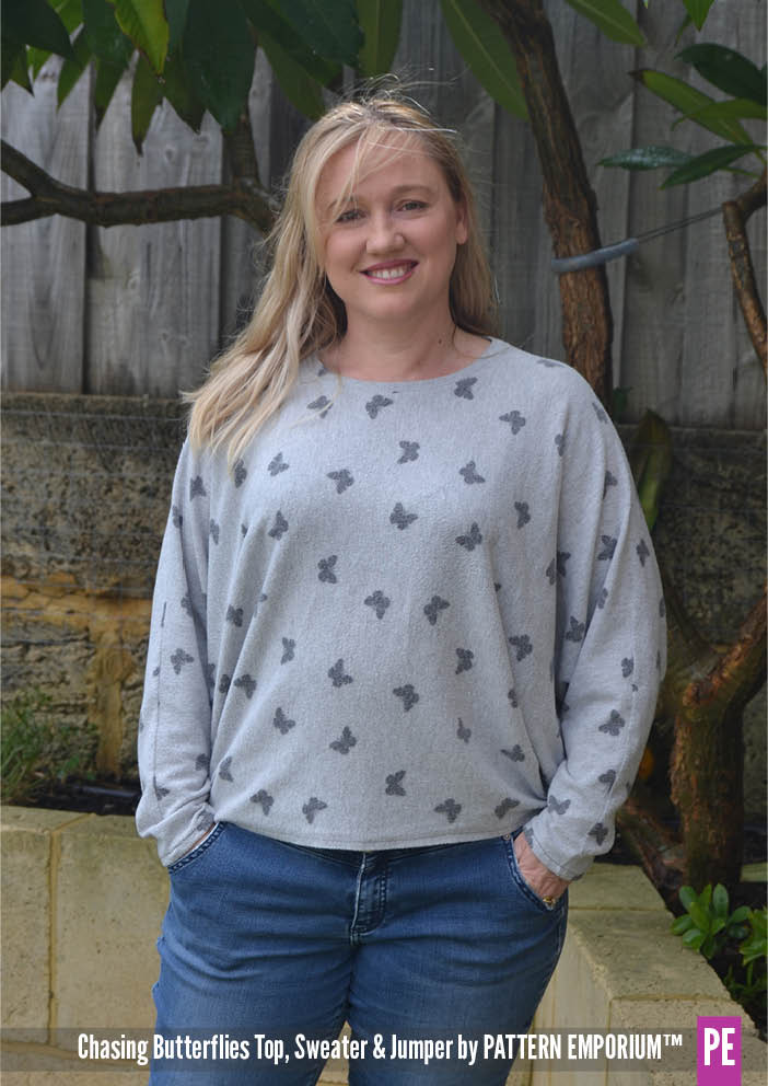 Chasing Butterflies | Batwing Top PDF Sewing Pattern - Image 44
