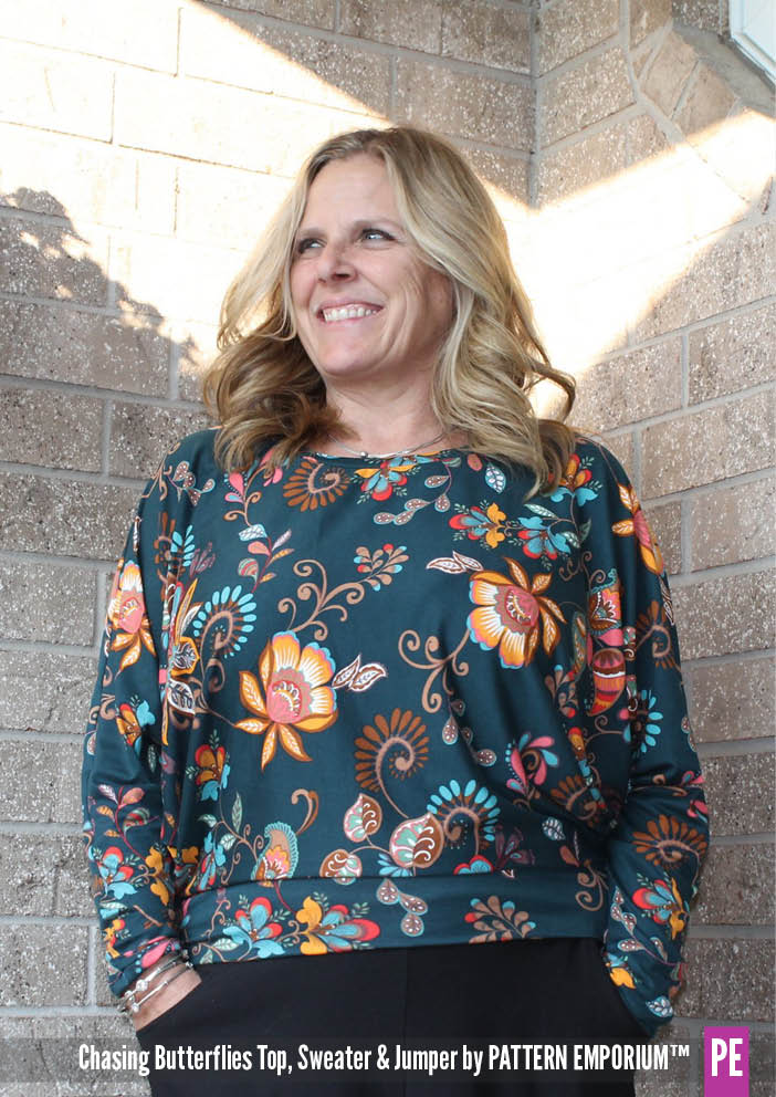 Chasing Butterflies | Batwing Top PDF Sewing Pattern - Image 77