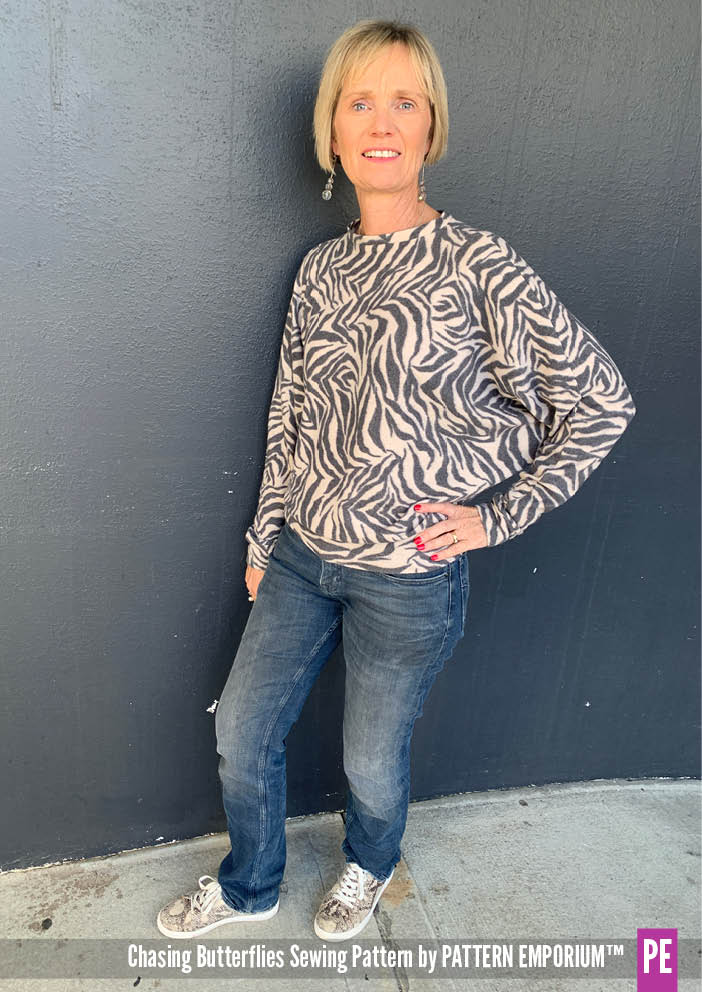 Chasing Butterflies | Batwing Top PDF Sewing Pattern - Image 84
