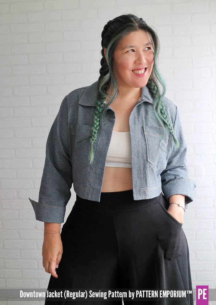 Downtown Jacket | Regular Fit PDF Sewing Pattern - Image 36