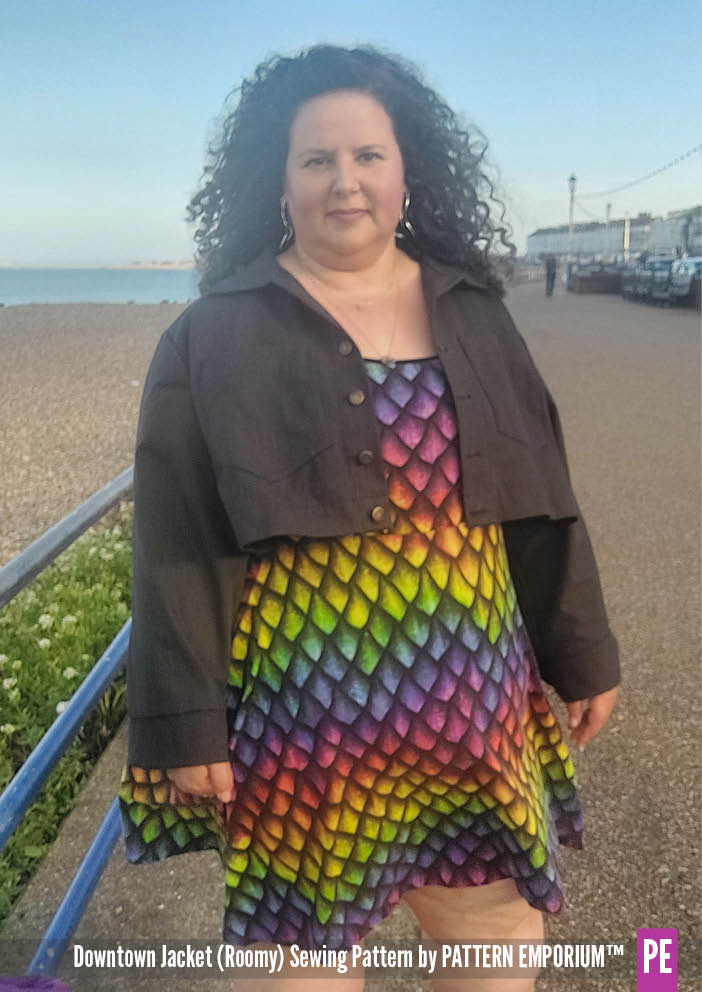 Downtown Jacket | Roomy Fit PDF Sewing Pattern - Image 36