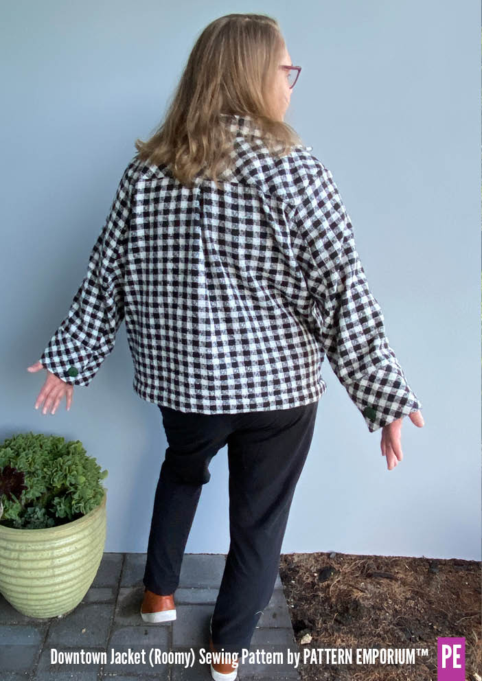 Downtown Jacket | Roomy Fit PDF Sewing Pattern - Image 30