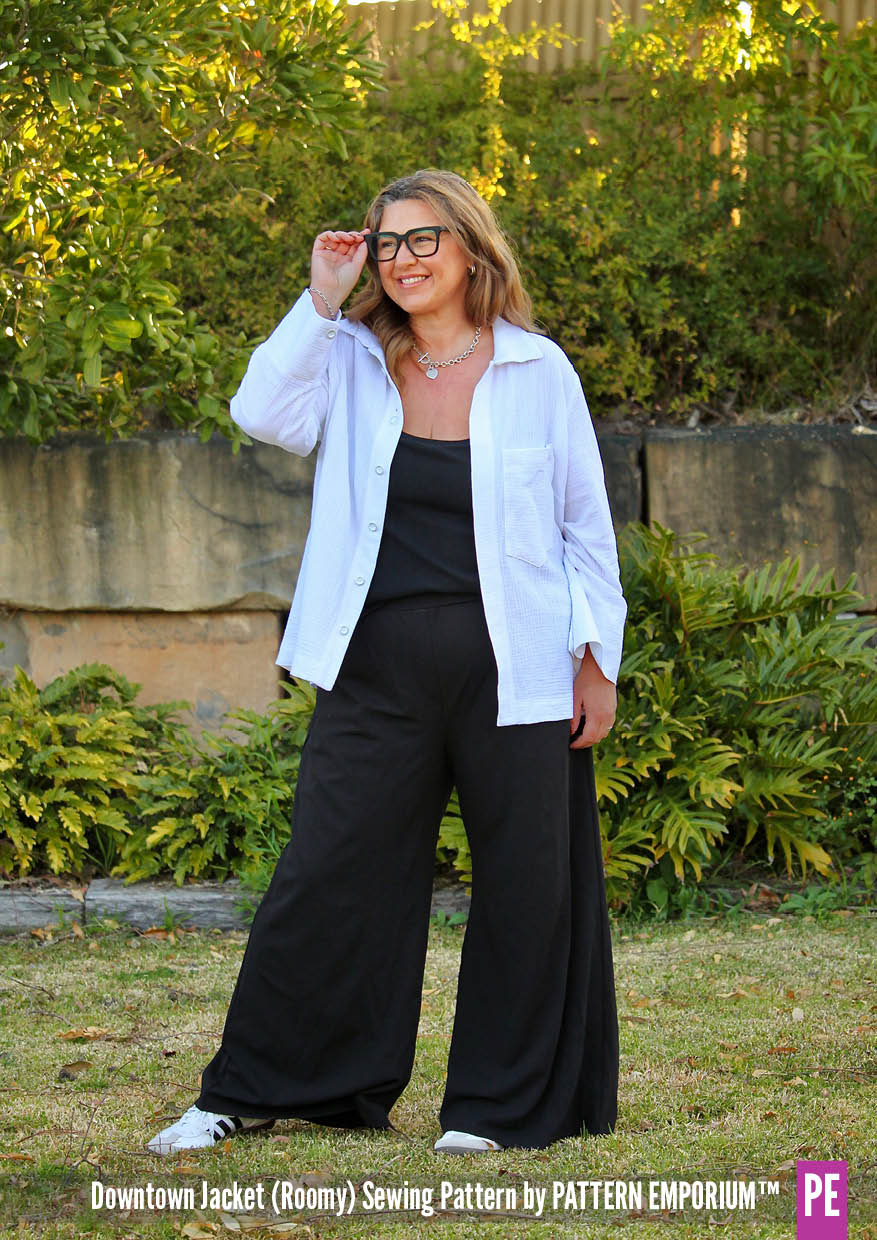 Downtown Jacket | Roomy Fit PDF Sewing Pattern - Image 12