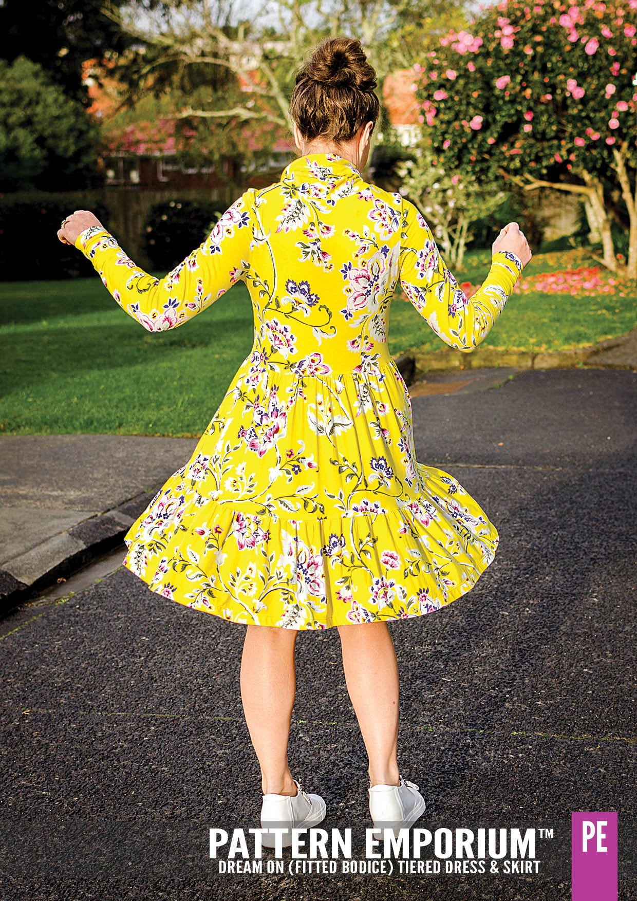 Dream On | Tiered Dress & Skirt PDF Sewing Pattern - Image 23