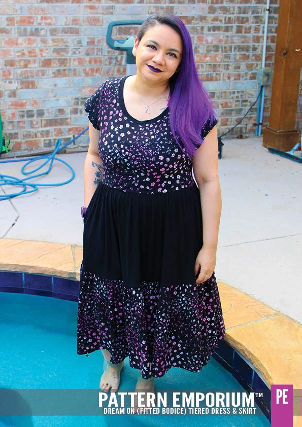 Dream On | Tiered Dress & Skirt PDF Sewing Pattern - Image 46