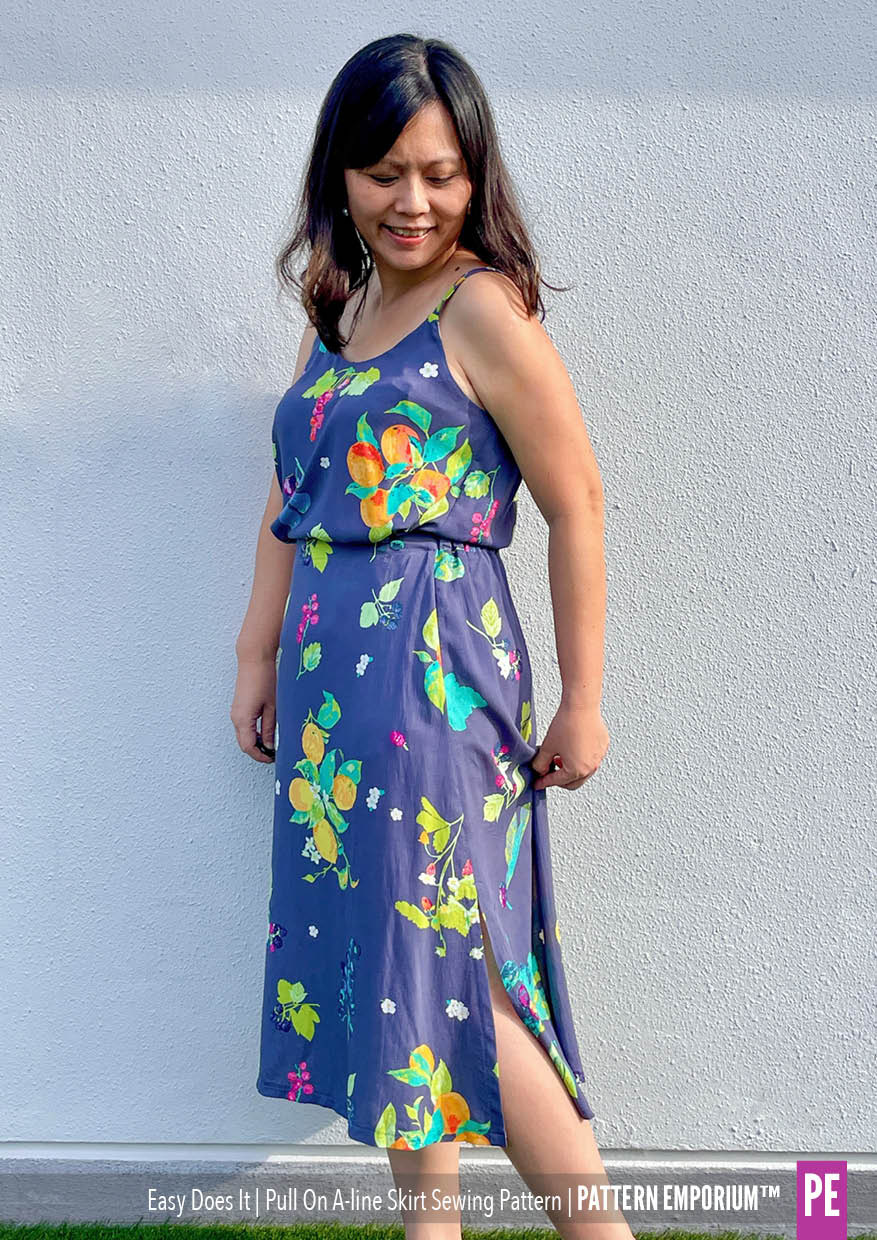 Easy Does It Pull-On A-line Skirt PDF Sewing Pattern - Image 46