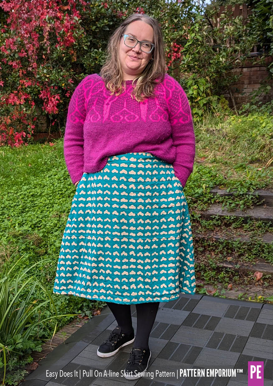 Easy Does It Pull-On A-line Skirt PDF Sewing Pattern - Image 70