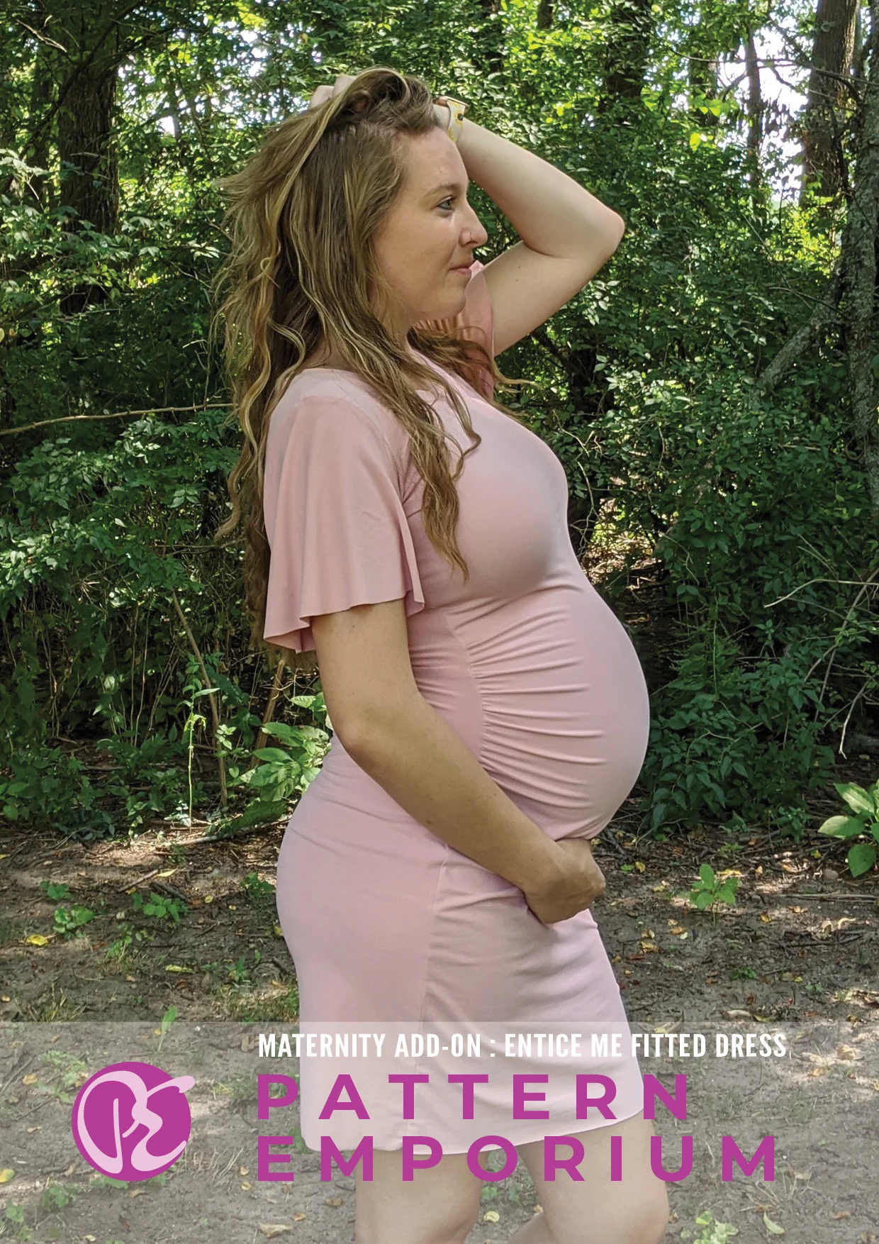 Entice Me Dress | Maternity Add-On PDF Sewing Pattern - Image 17