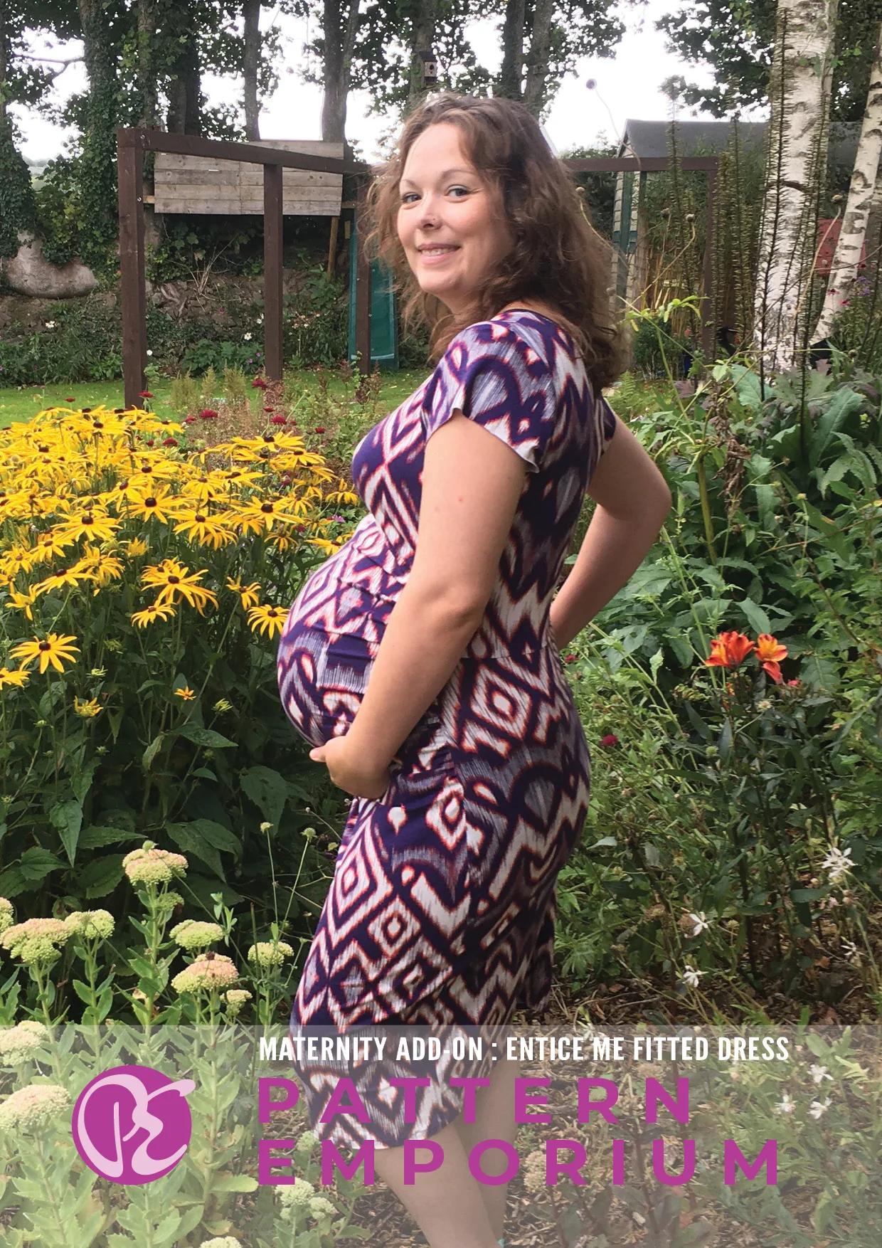 Entice Me Dress | Maternity Add-On PDF Sewing Pattern - Image 26