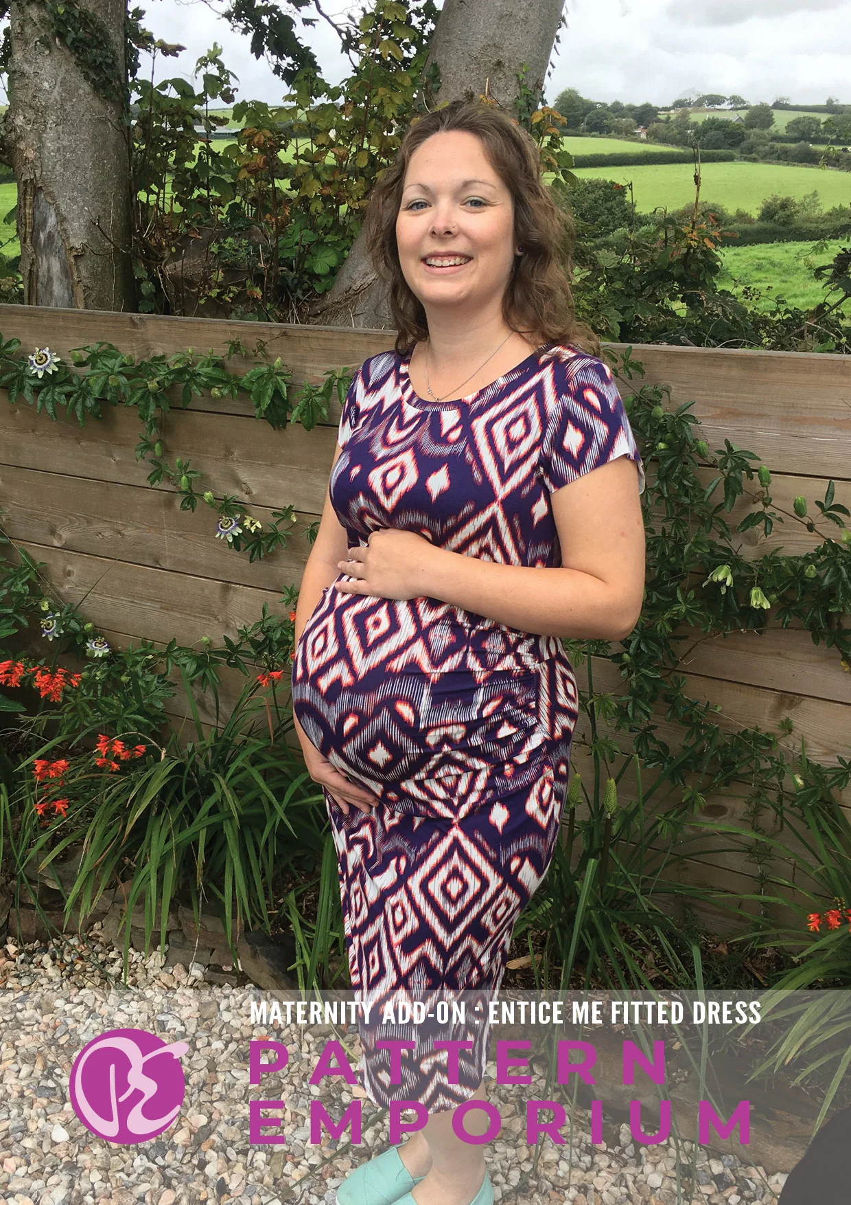 Entice Me Dress | Maternity Add-On PDF Sewing Pattern - Image 27