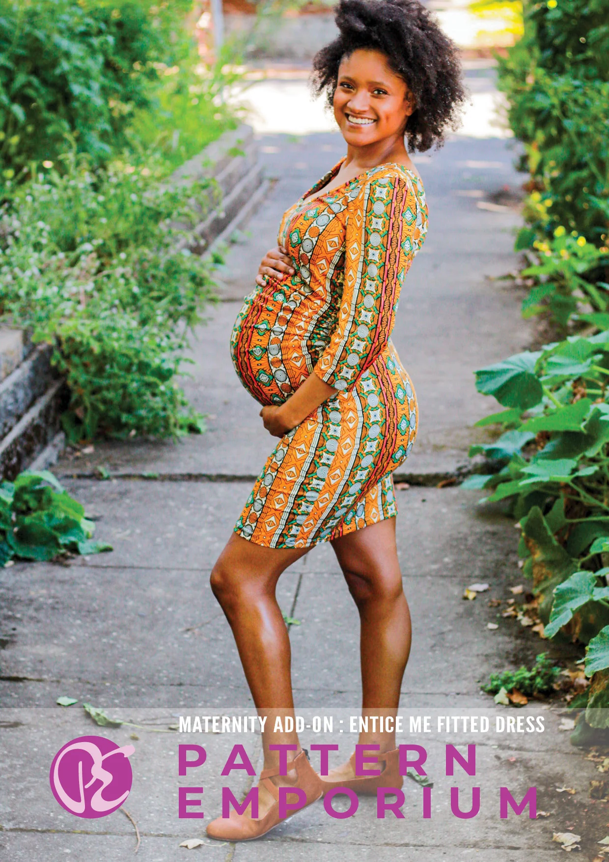 Entice Me Dress | Maternity Add-On PDF Sewing Pattern - Image 3