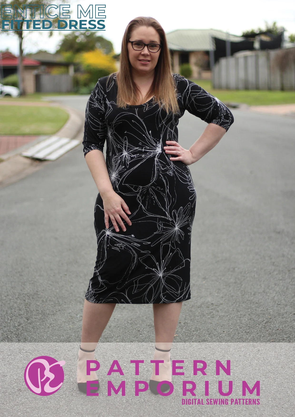 Entice Me | Fitted Dress PDF Sewing Pattern - Image 94