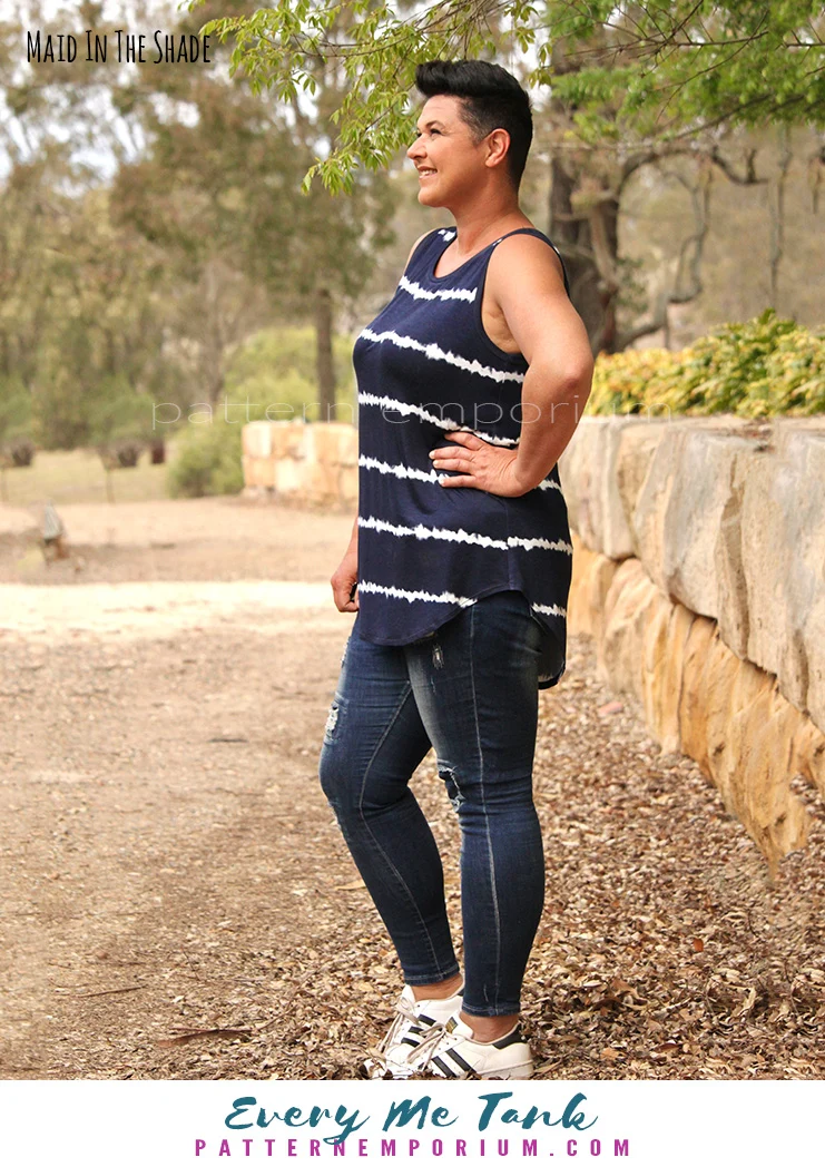 Every Me Tank | Sleeveless Top & Dress PDF Sewing Pattern - Image 13