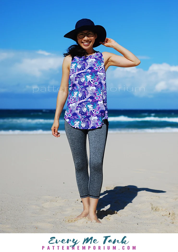 Every Me Tank | Sleeveless Top & Dress PDF Sewing Pattern - Image 24