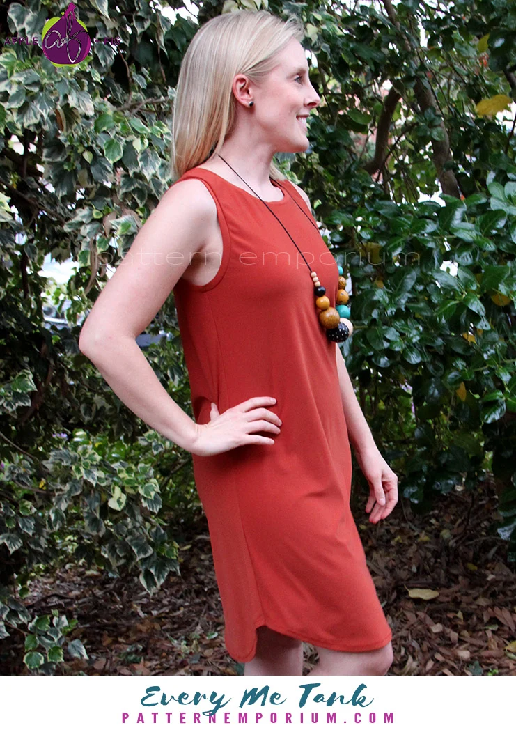 Every Me Tank | Sleeveless Top & Dress PDF Sewing Pattern - Image 25