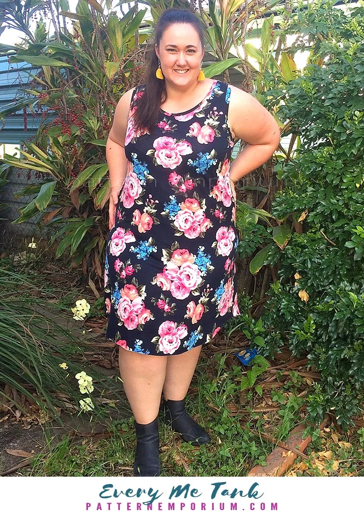Every Me Tank | Sleeveless Top & Dress PDF Sewing Pattern - Image 29