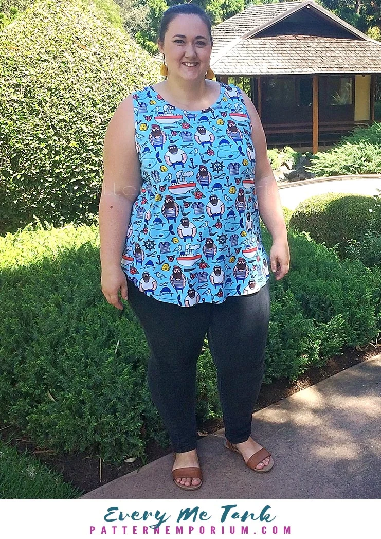 Every Me Tank | Sleeveless Top & Dress PDF Sewing Pattern - Image 31