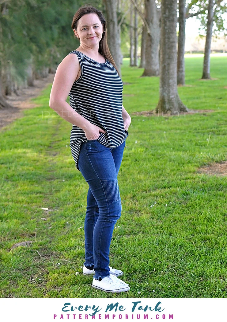 Every Me Tank | Sleeveless Top & Dress PDF Sewing Pattern - Image 48