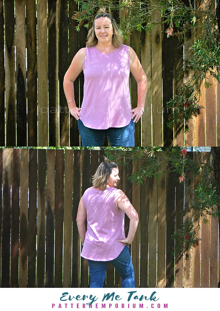 Every Me Tank | Sleeveless Top & Dress PDF Sewing Pattern - Image 79
