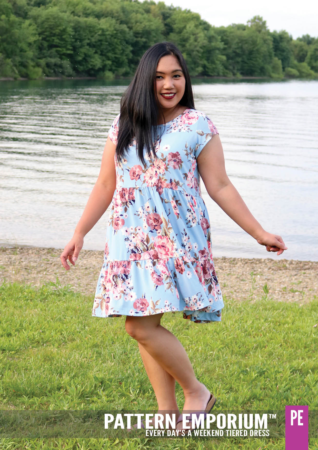 Every Day's A Weekend | Tiered Dress PDF Sewing Pattern - Image 35