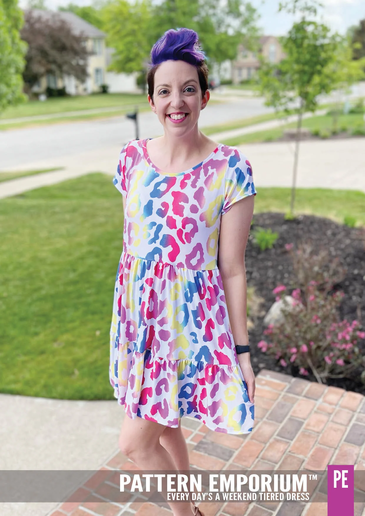 Every Day's A Weekend | Tiered Dress PDF Sewing Pattern - Image 69
