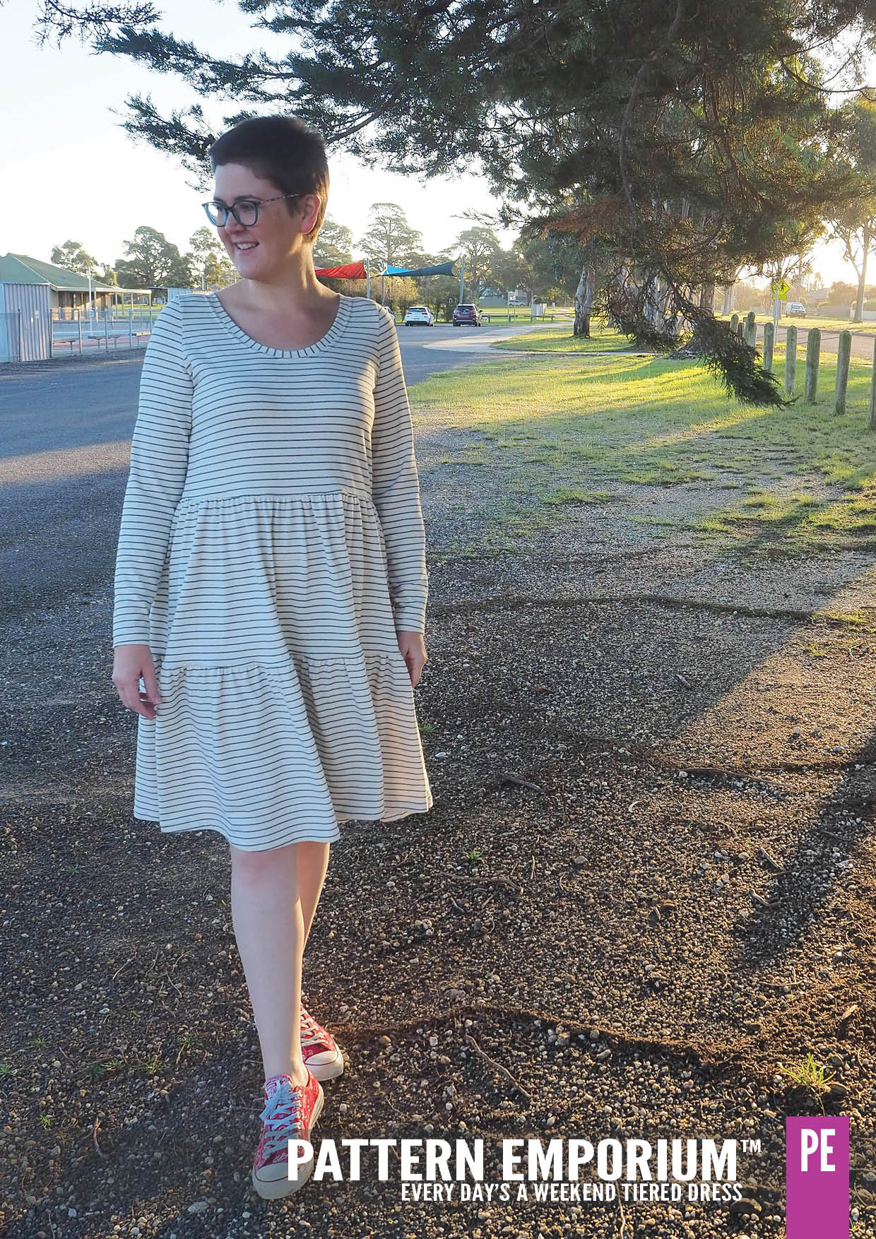 Every Day's A Weekend | Tiered Dress PDF Sewing Pattern - Image 93