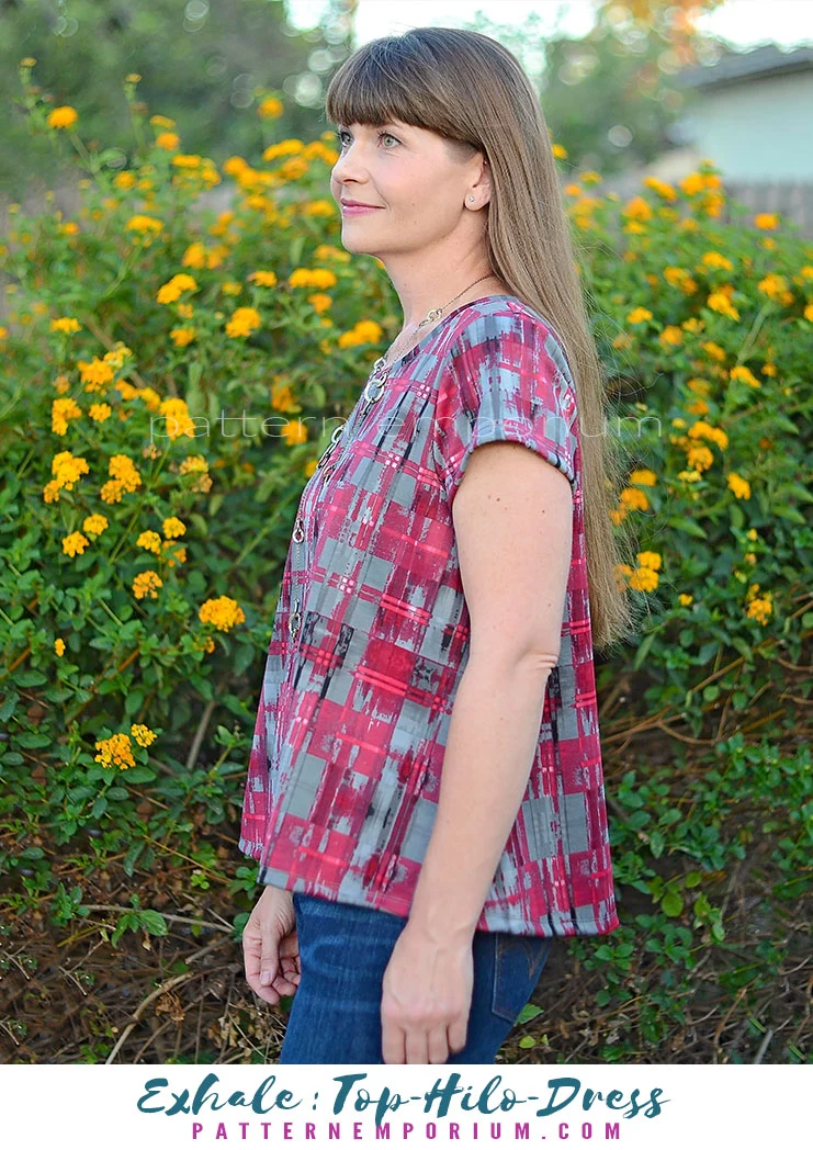 Exhale | Flared Top, High-low & Dress PDF Sewing Pattern - Image 27