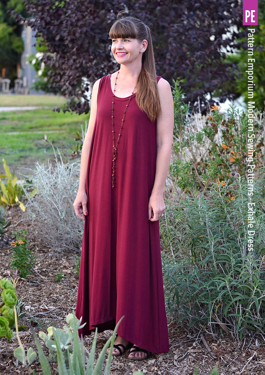 Exhale | Flared Top, High-low & Dress PDF Sewing Pattern - Image 4