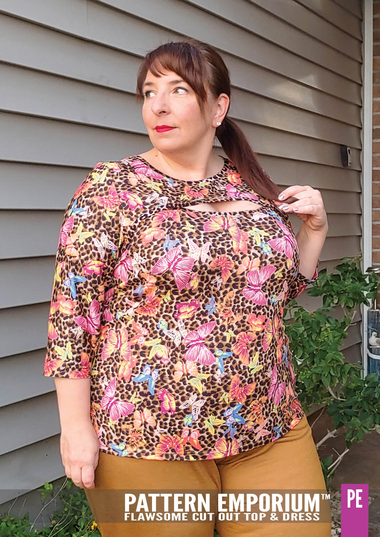 Flawsome | Cut Out Top & Dress PDF Sewing Pattern - Image 28
