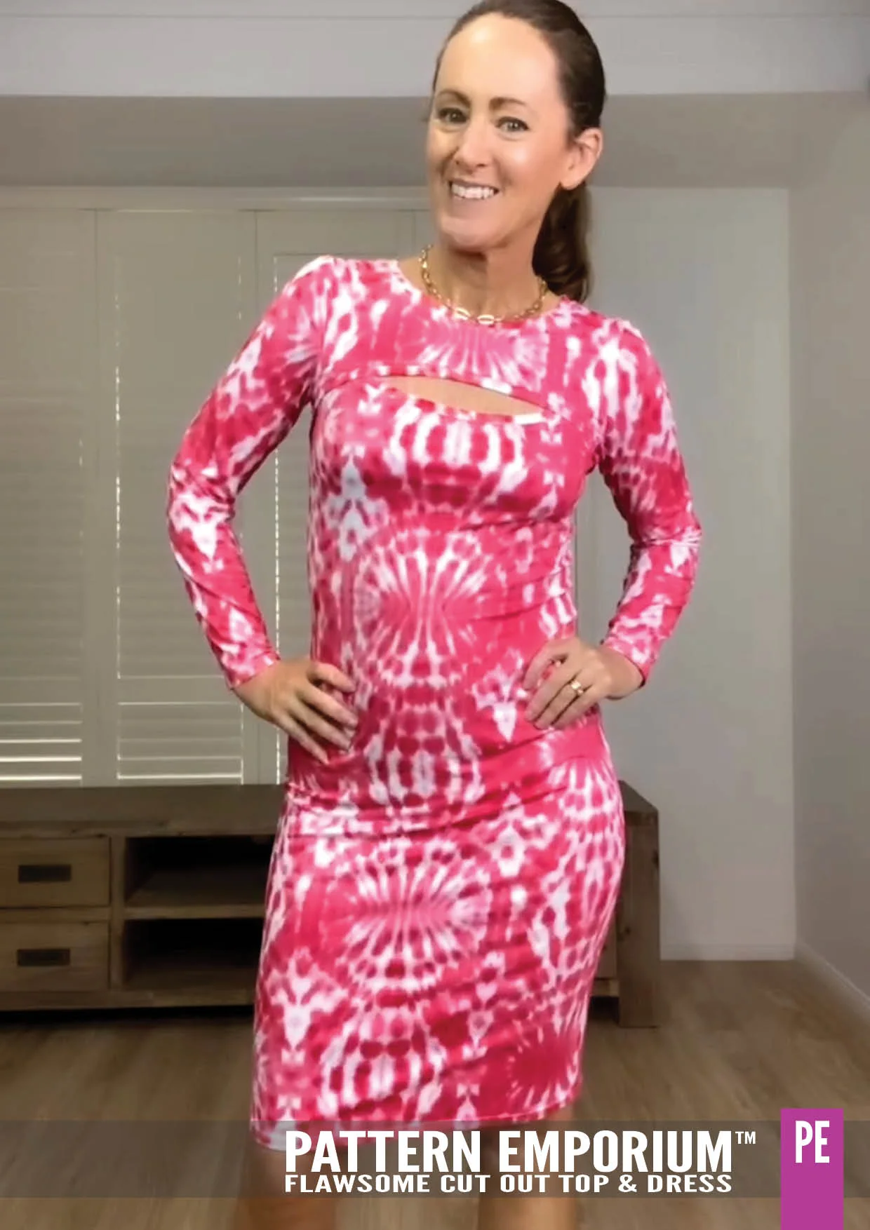 Flawsome | Cut Out Top & Dress PDF Sewing Pattern - Image 4