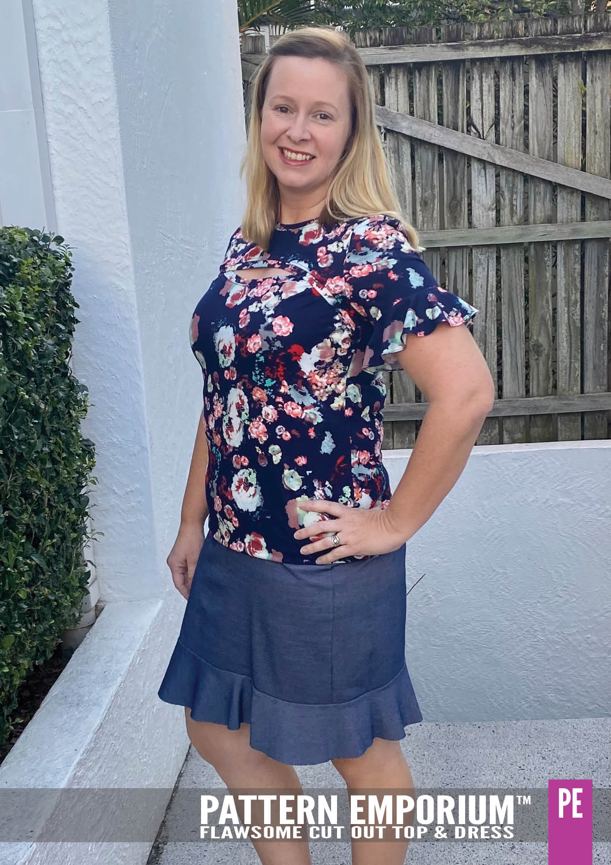 Flawsome | Cut Out Top & Dress PDF Sewing Pattern - Image 51