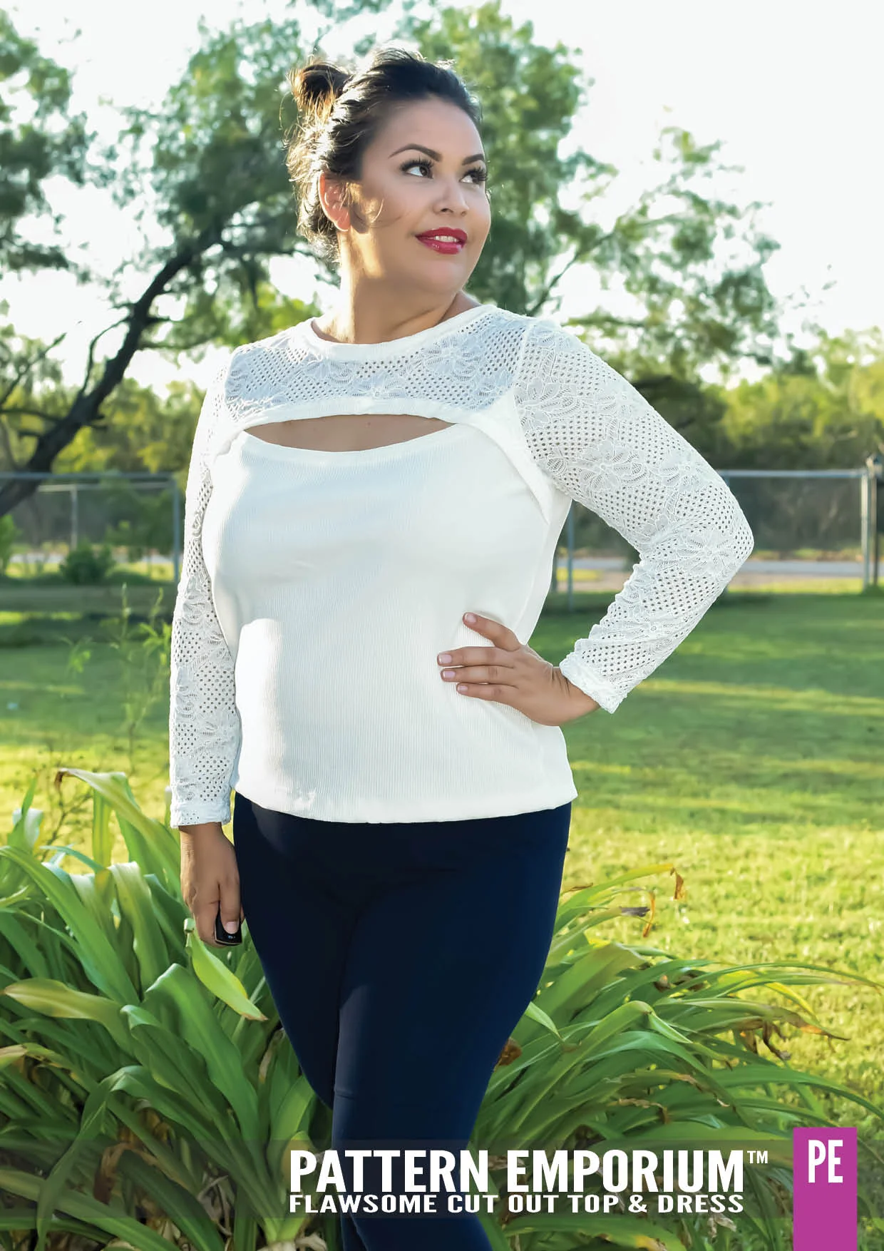 Flawsome | Cut Out Top & Dress PDF Sewing Pattern - Image 77