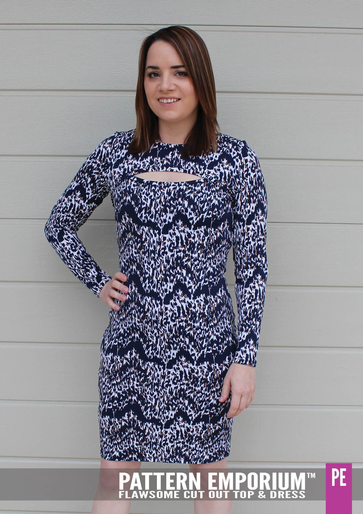 Flawsome | Cut Out Top & Dress PDF Sewing Pattern - Image 85