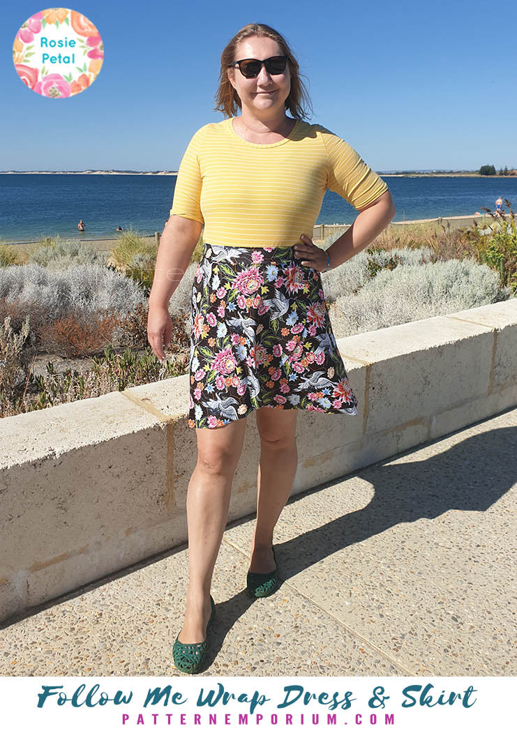 Follow Me | Wrap Dress & Skirt PDF Sewing Pattern - Image 22