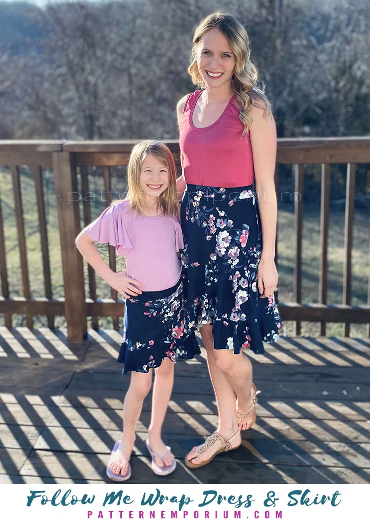 Follow Me | Wrap Dress & Skirt PDF Sewing Pattern - Image 27