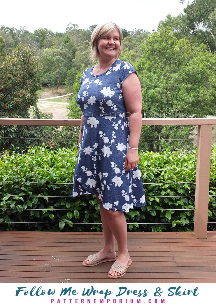 Follow Me | Wrap Dress & Skirt PDF Sewing Pattern - Image 32