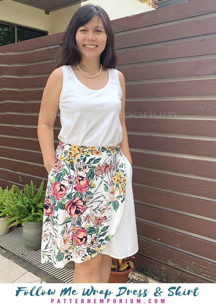 Follow Me | Wrap Dress & Skirt PDF Sewing Pattern - Image 50
