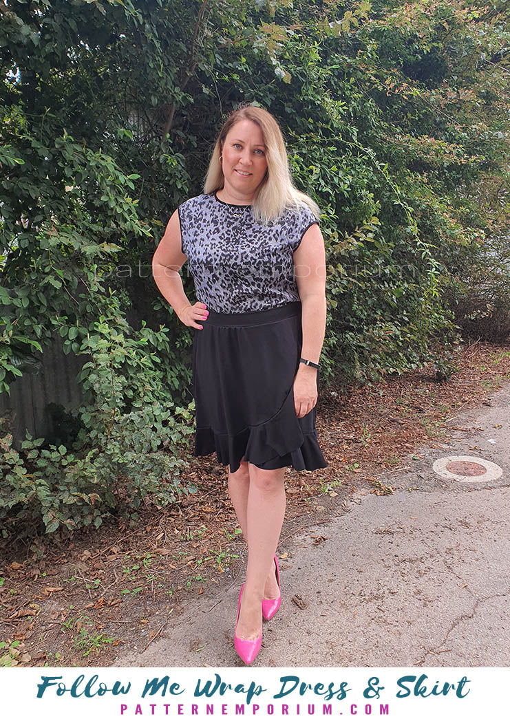 Follow Me | Wrap Dress & Skirt PDF Sewing Pattern - Image 56