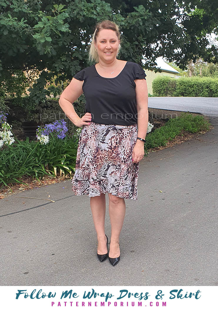 Follow Me | Wrap Dress & Skirt PDF Sewing Pattern - Image 57