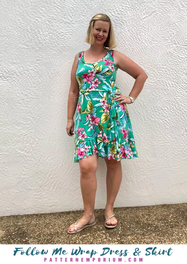 Follow Me | Wrap Dress & Skirt PDF Sewing Pattern - Image 58
