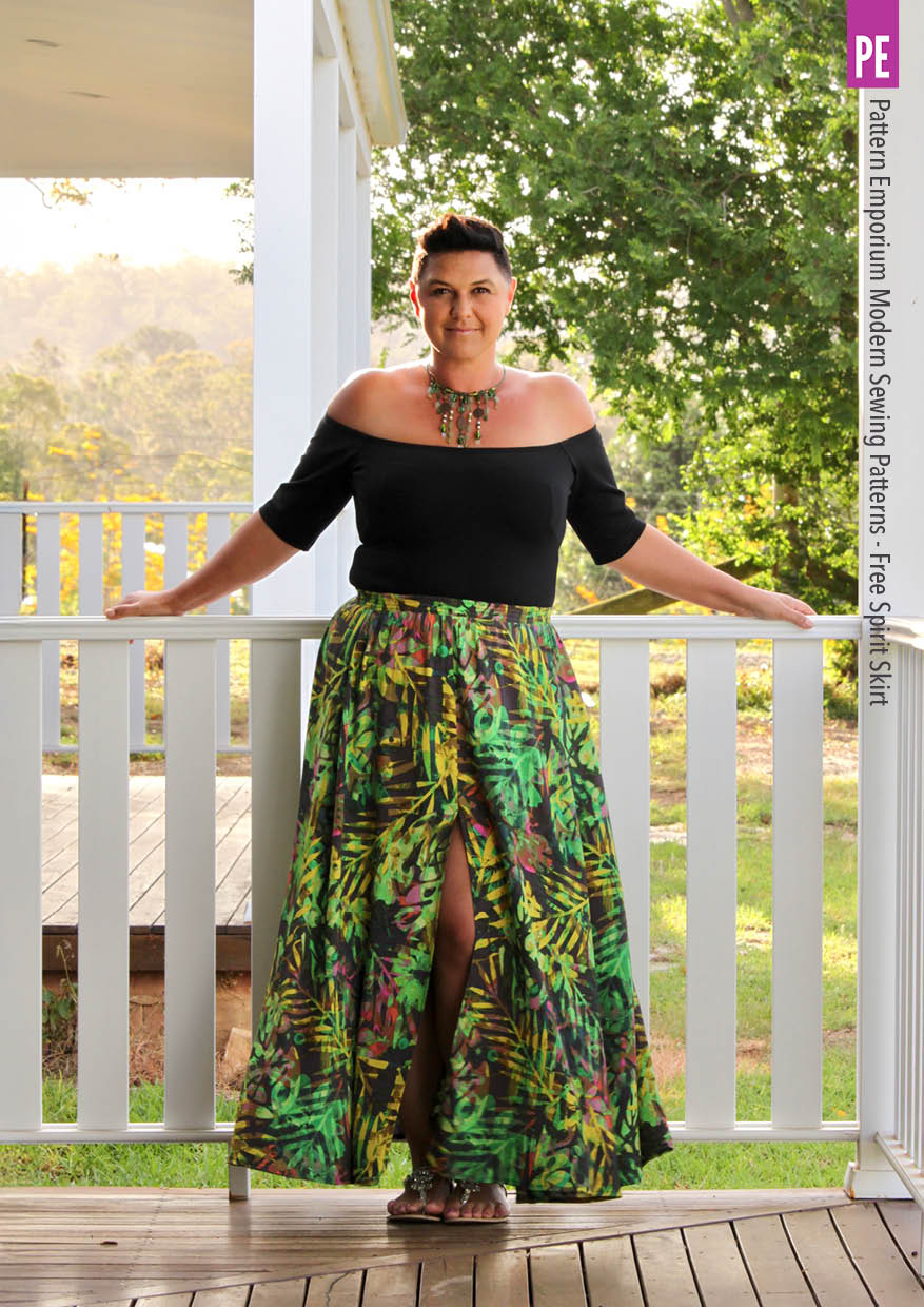 Free Spirit | Midi & Maxi Skirt PDF Sewing Pattern - Image 11