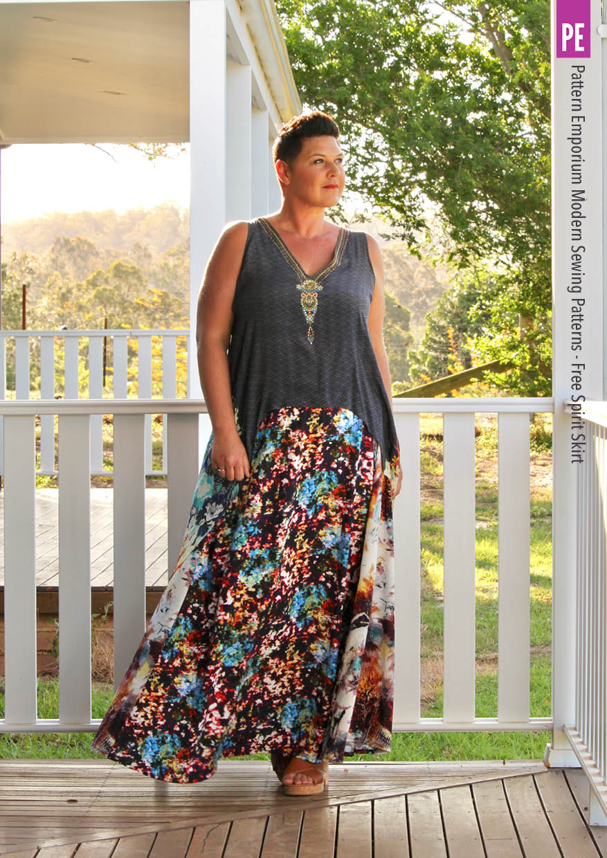 Free Spirit | Midi & Maxi Skirt PDF Sewing Pattern - Image 14