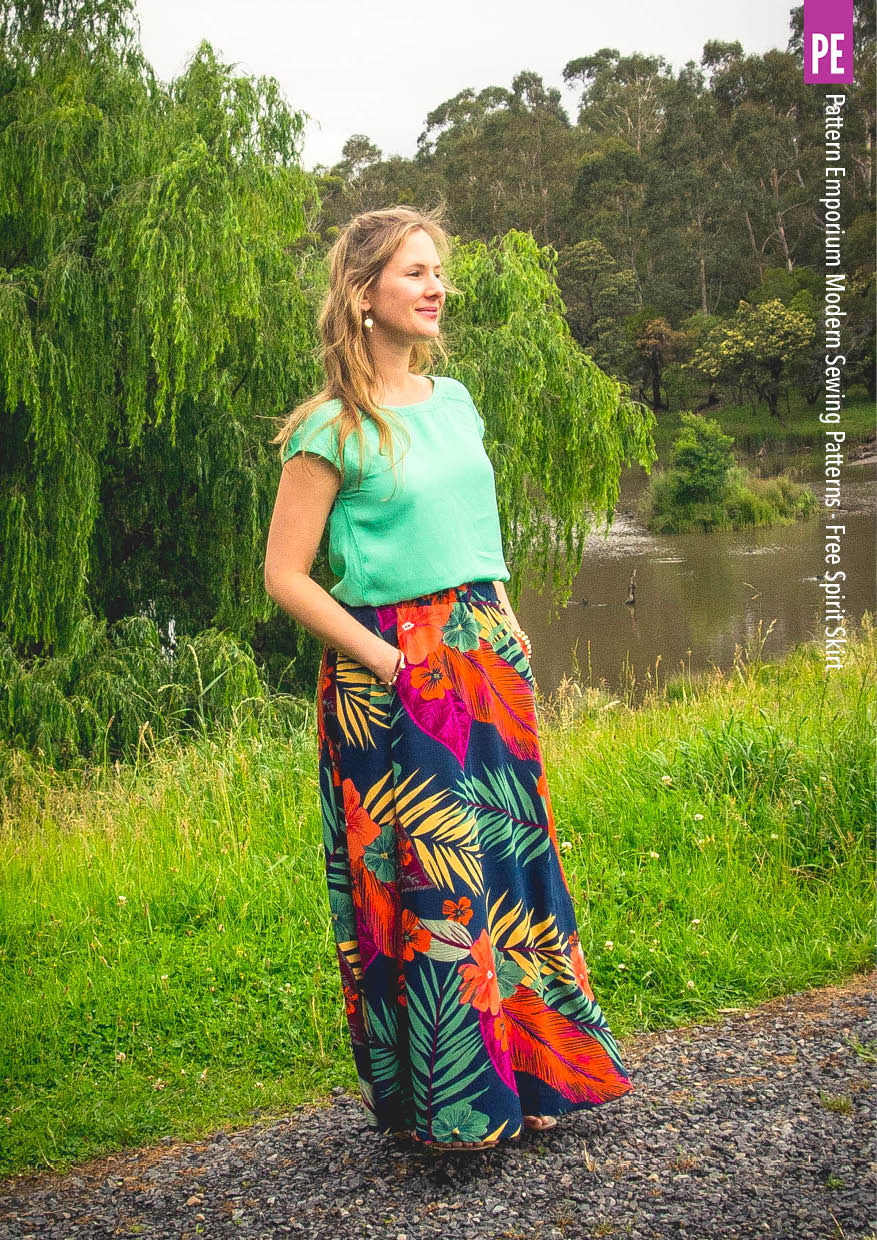 Free Spirit | Midi & Maxi Skirt PDF Sewing Pattern - Image 26