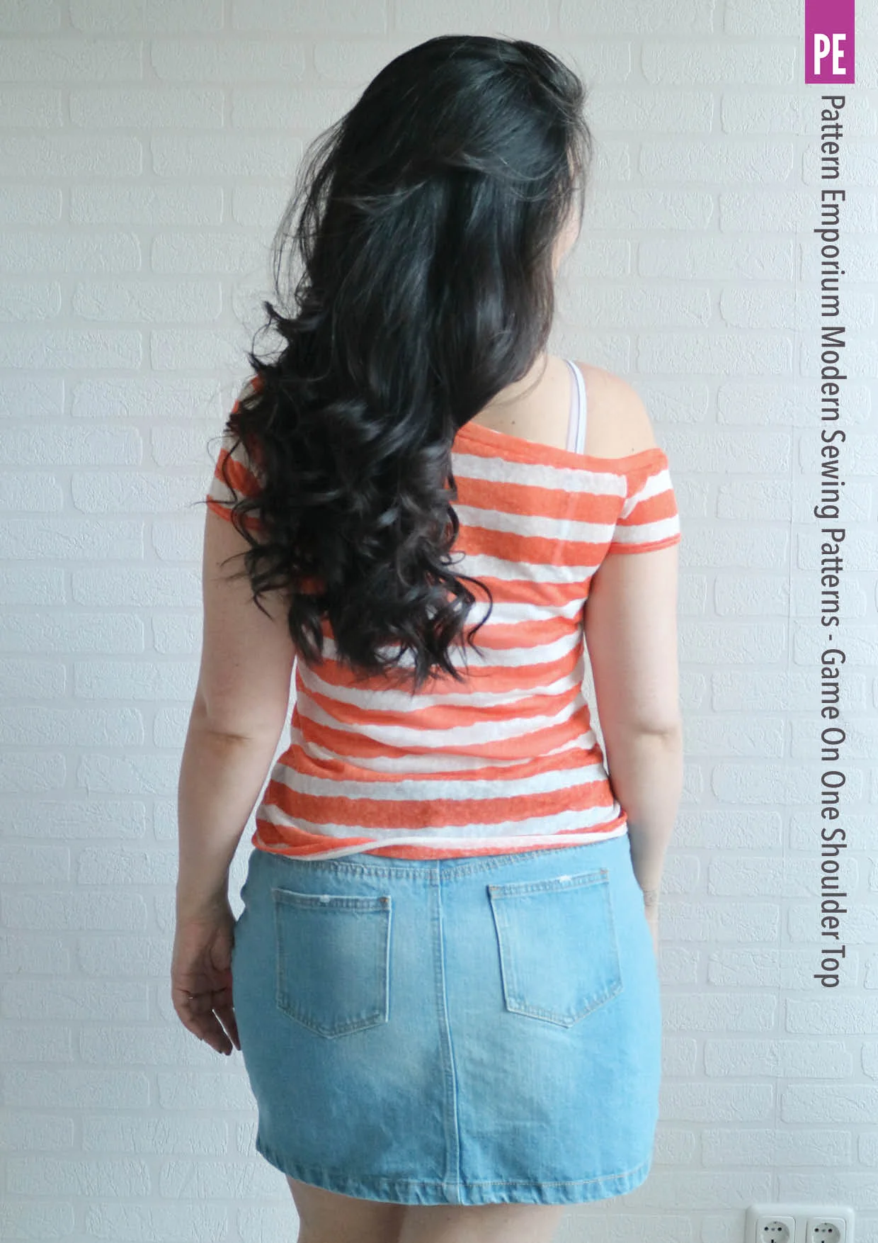 Game On | One-Shoulder Top PDF Sewing Pattern - Image 17
