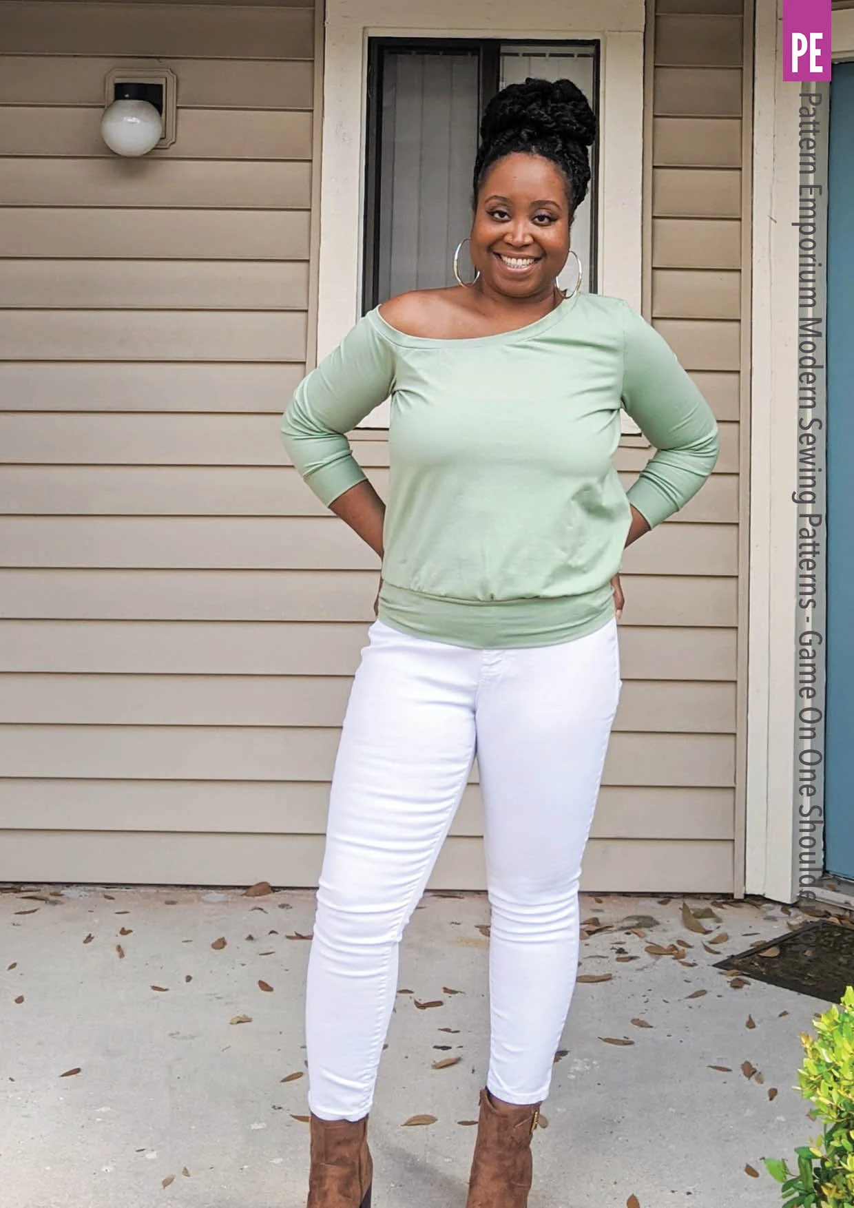 Game On | One-Shoulder Top PDF Sewing Pattern - Image 32