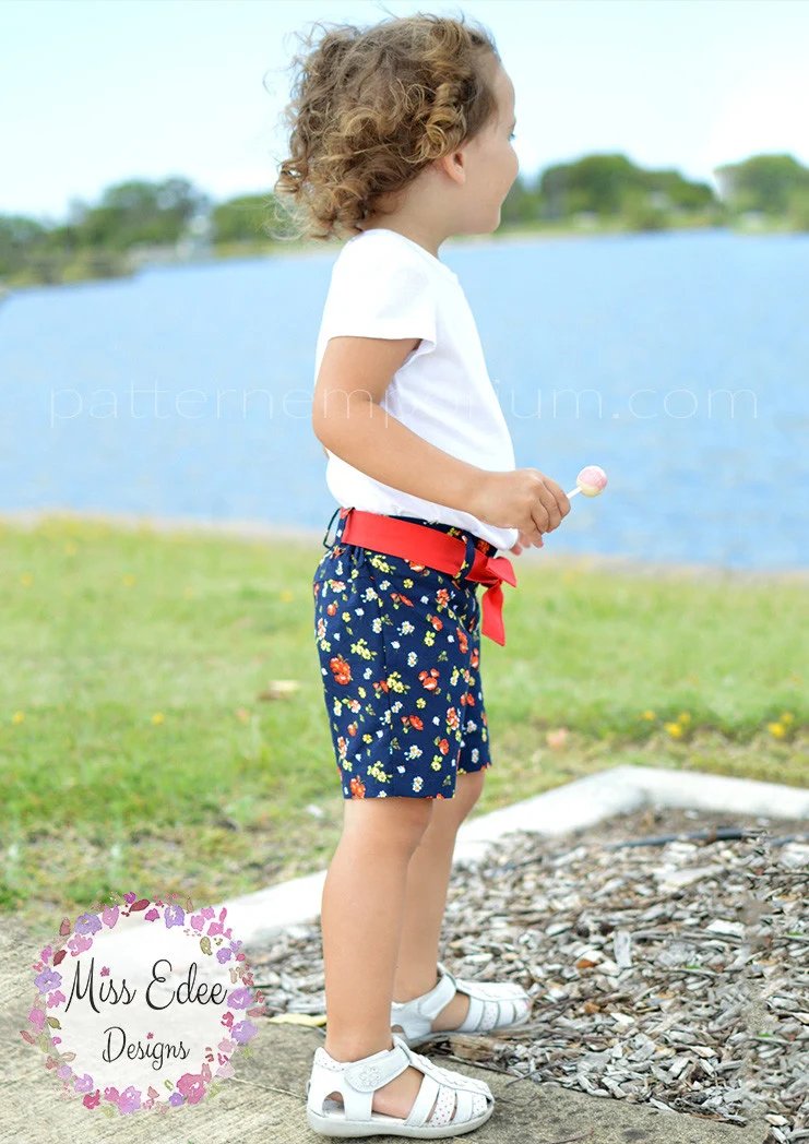 Honeybuns Girls Shorts | PDF Sewing Pattern - Image 36