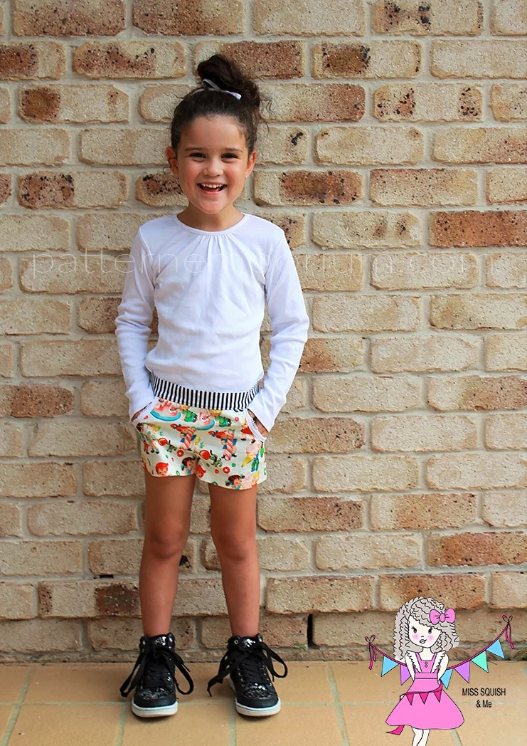 Honeybuns Girls Shorts | PDF Sewing Pattern - Image 39